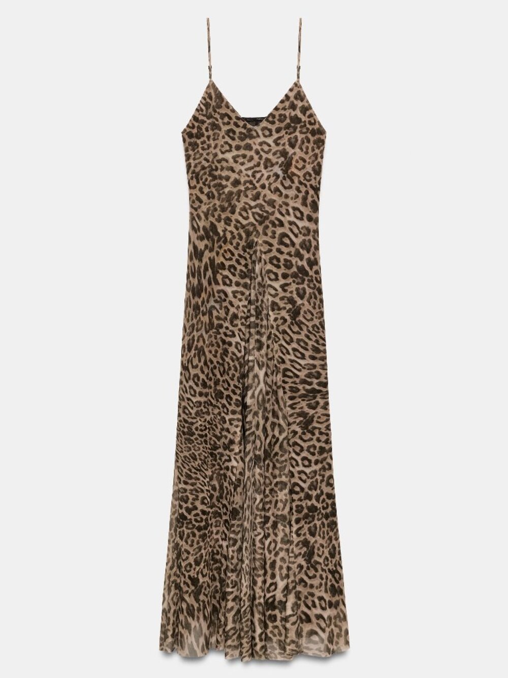 NWT - Zara Animal Print Tulle Dress - Size S